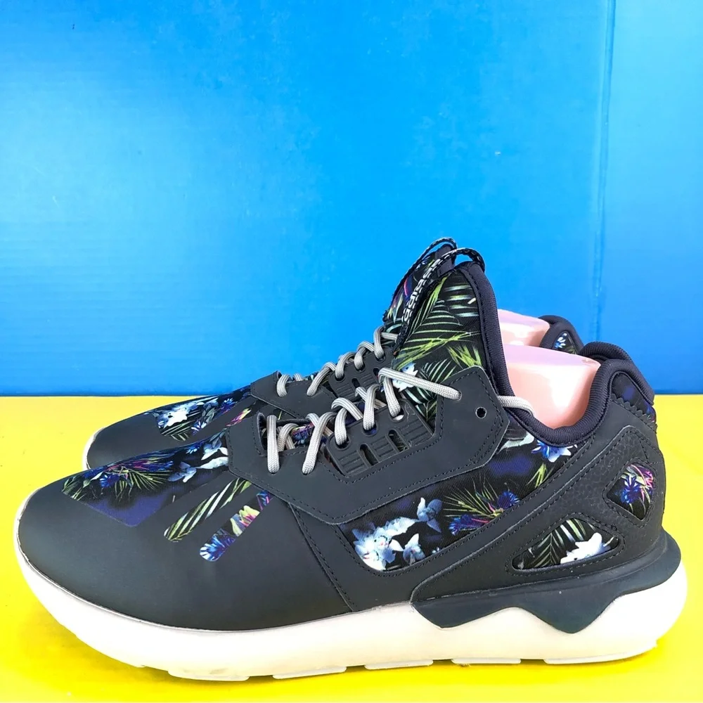 Adidas Tubular Runner Men’s Floral Athletic Sneakers Shoes Q16463 Size 8.5 - Picture 3 of 14